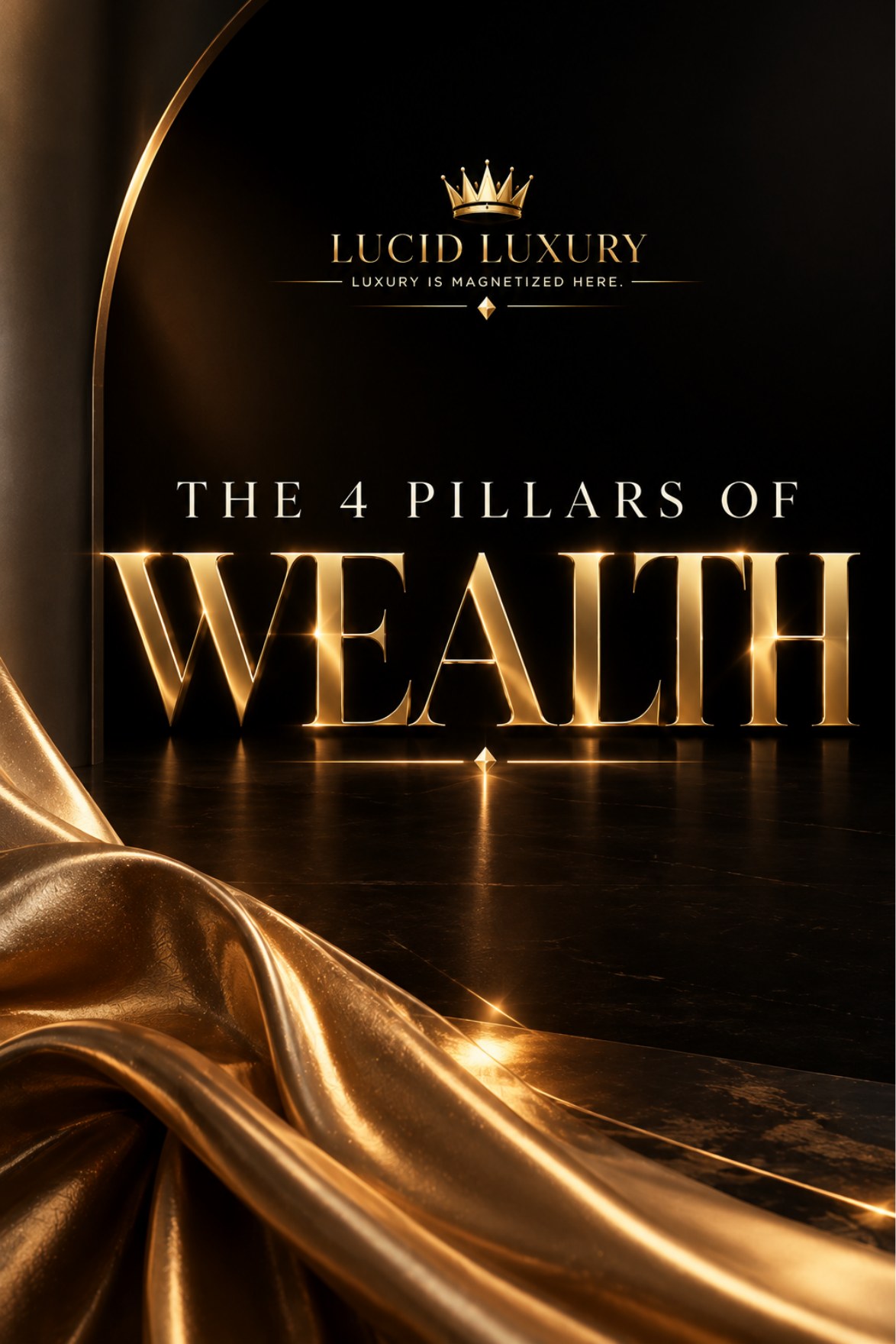 Cover of The 4 Pillars of Wealth by Lucid Luxury